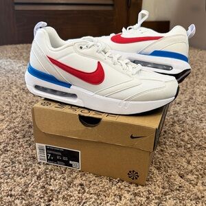 Nike Air Max  Dawn White with Red and Blue Accents Big Kids 7